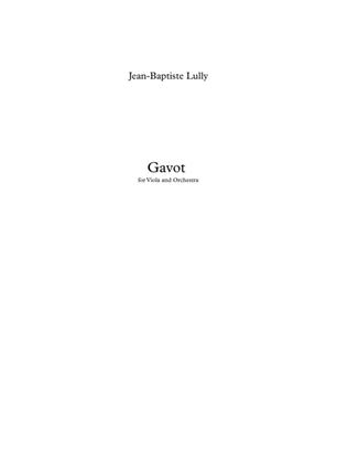 J.P.Lully "Gavot" for viola and string orchestra