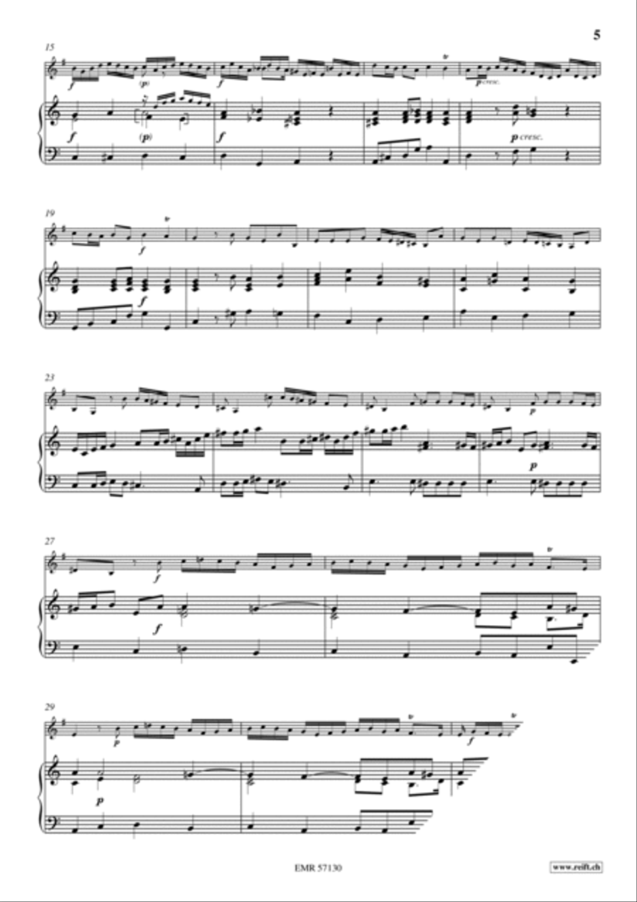 Sonata No. 3 Horn scores gallery preview page 6