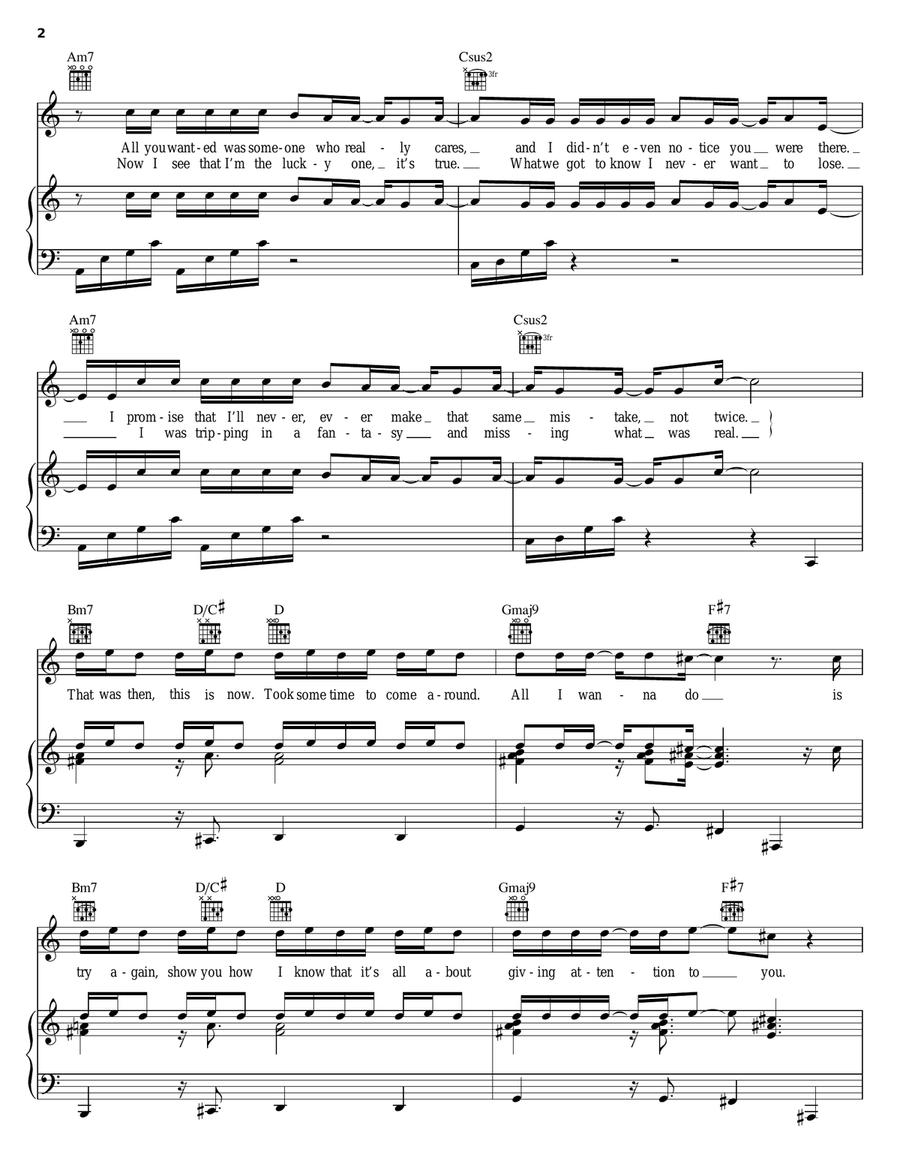 That Was Then That Was Then Piano, Vocal, Guitar scores gallery preview page 2