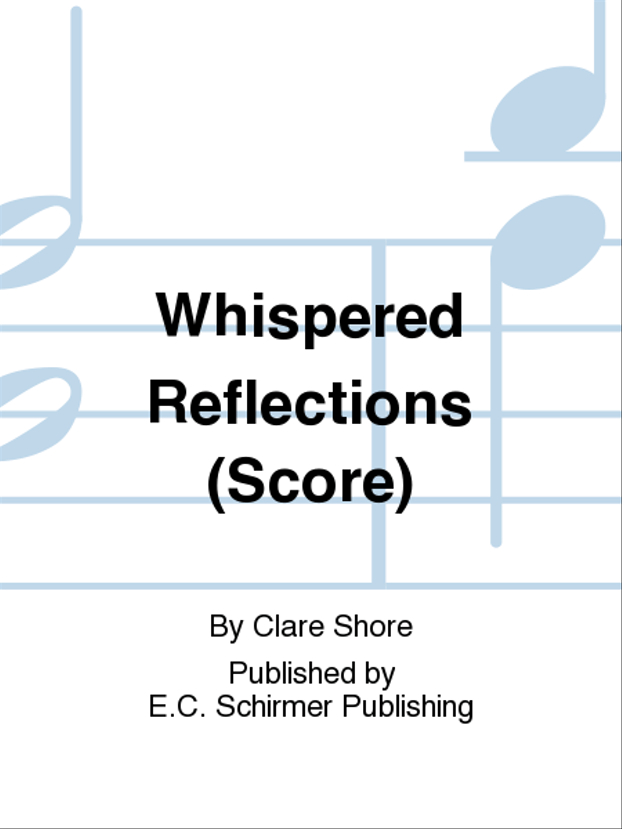 Whispered Reflections Brass Quintet scores gallery preview page 1