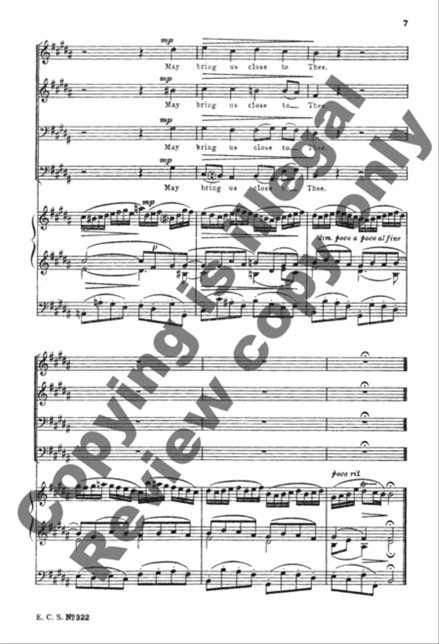 Cantata 22: Subdue us through Thy kindness TTBB scores gallery preview page 7