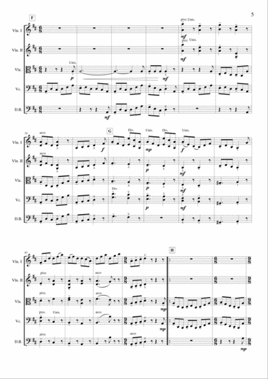 Coleraine Jigs Coleraine Jigs String Orchestra scores gallery preview page 5