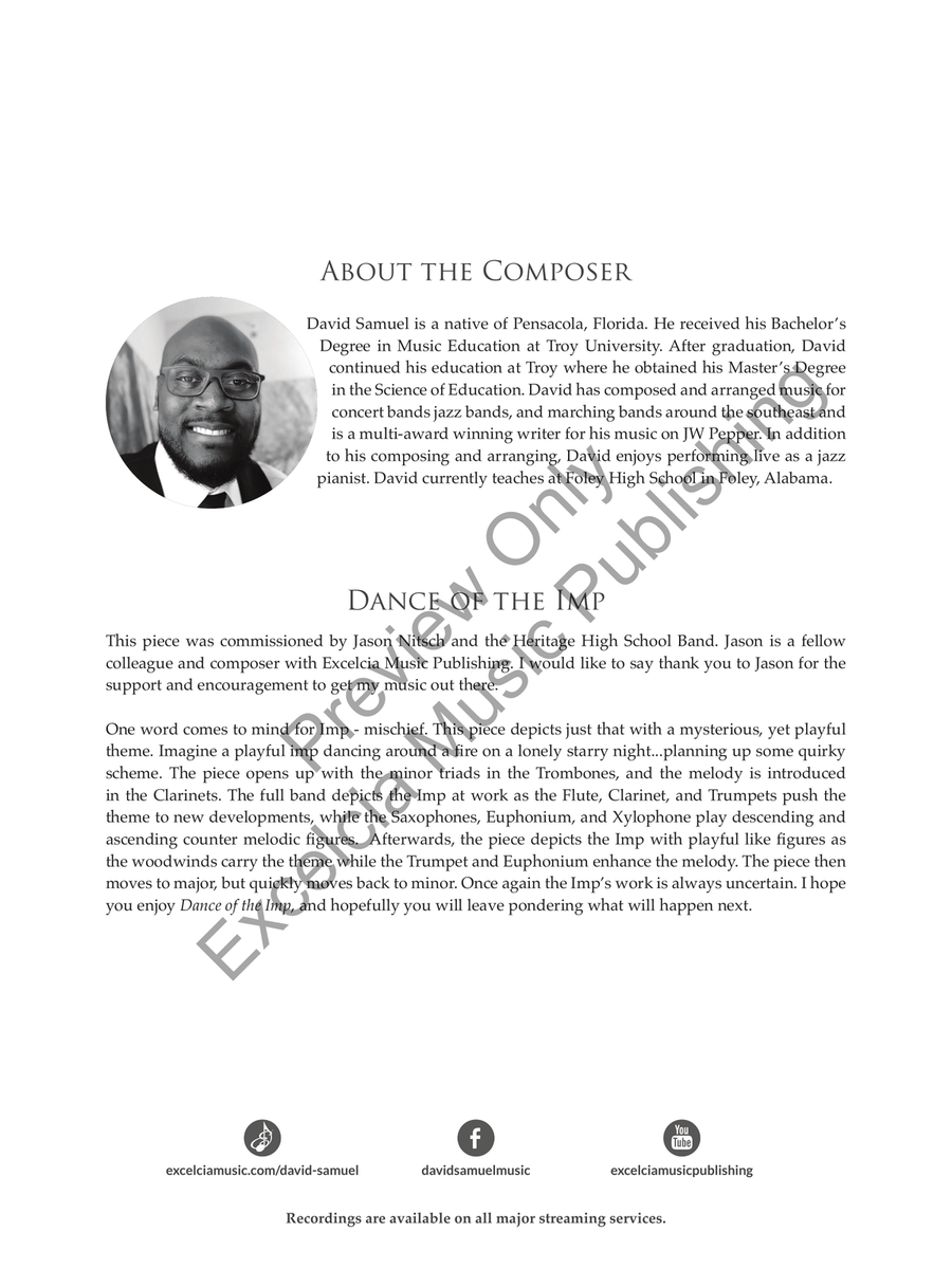 Dance of the Imp (Score) Concert Band scores gallery preview page 3
