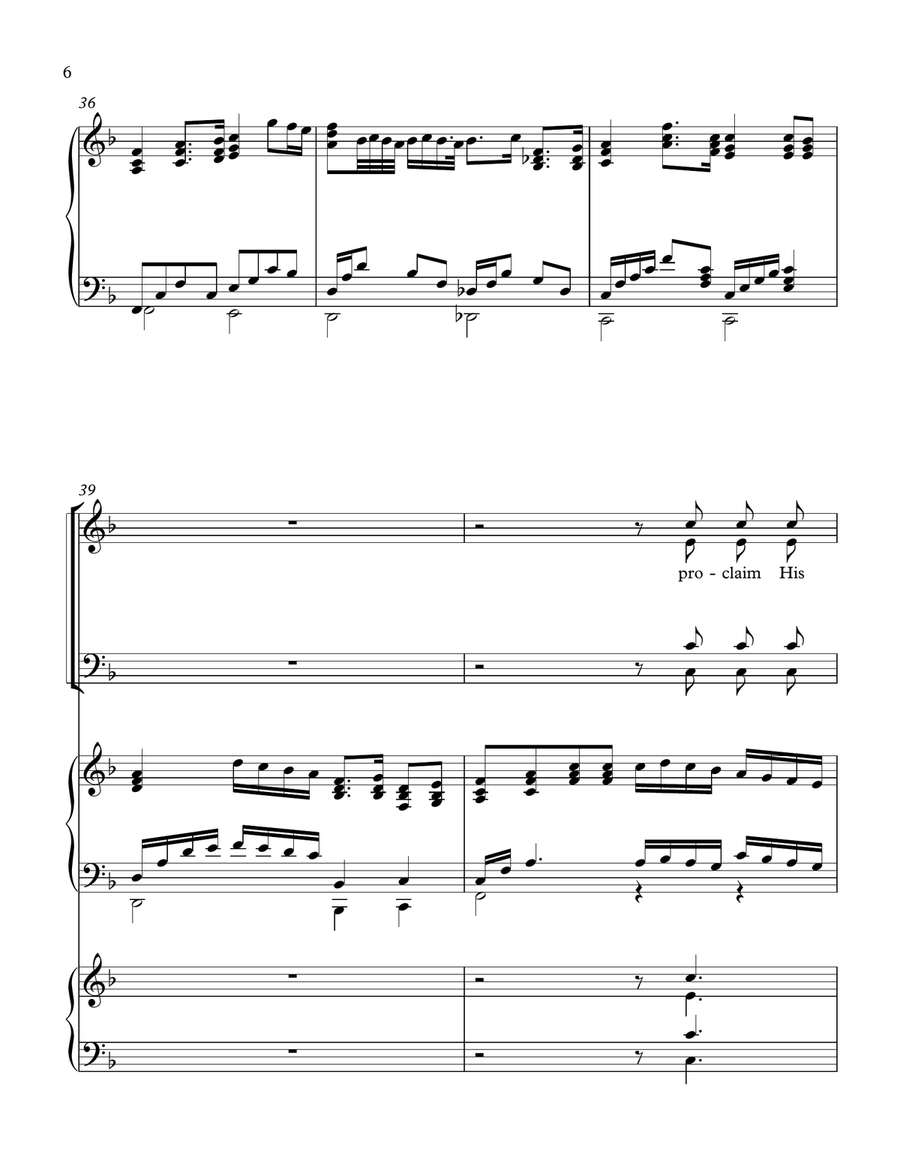 Lets share the joy in Christ 4-Part scores gallery preview page 6