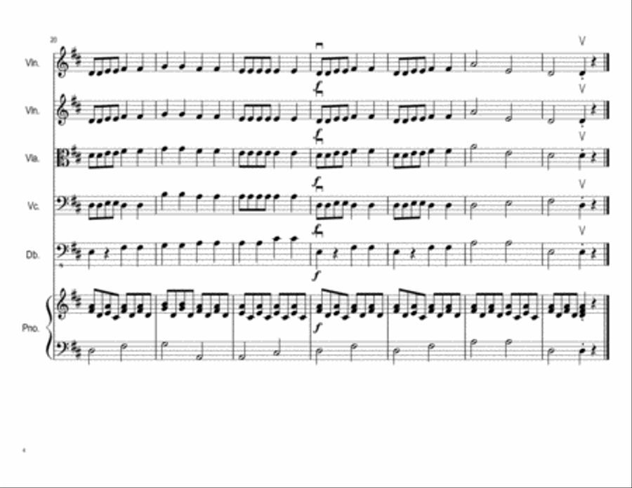 Butterfly String Orchestra scores gallery preview page 5