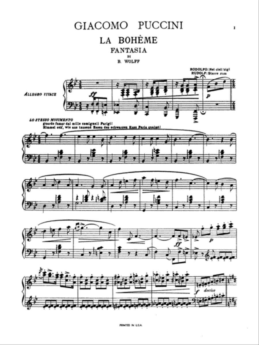 La Boheme Fantasy La Boheme Fantasy Small Ensemble scores gallery preview page 4