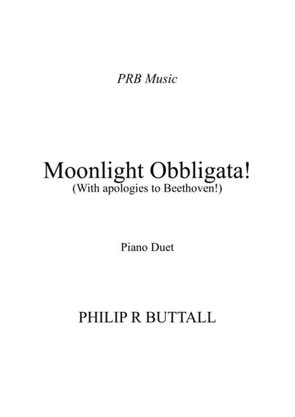 Moonlight Obbligata! (Piano Duet - Four Hands) image number null