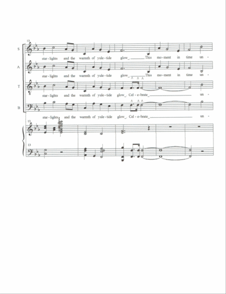 This Moment In Time Choir scores gallery preview page 3