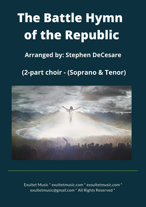Book cover for The Battle Hymn of the Republic (2-part choir - (Soprano and Tenor)