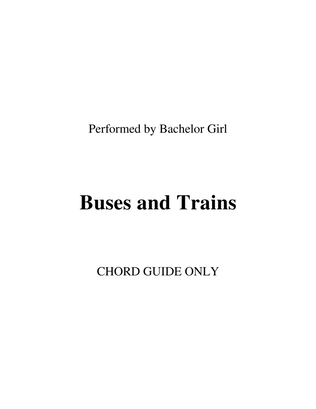 Buses And Trains