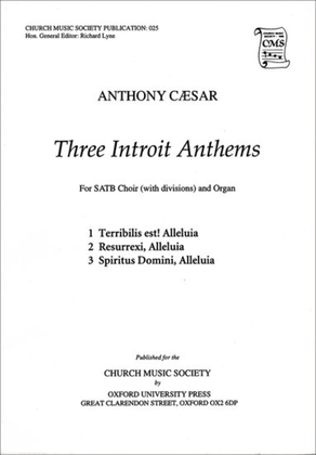Book cover for Three Introit Anthems