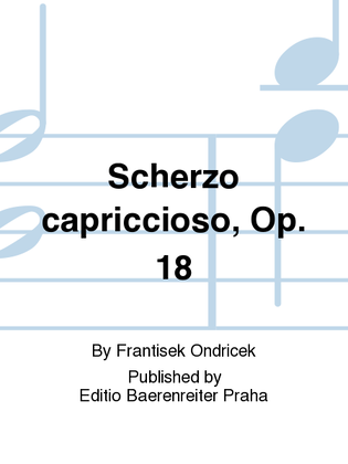 Book cover for Scherzo capriccioso, op. 18