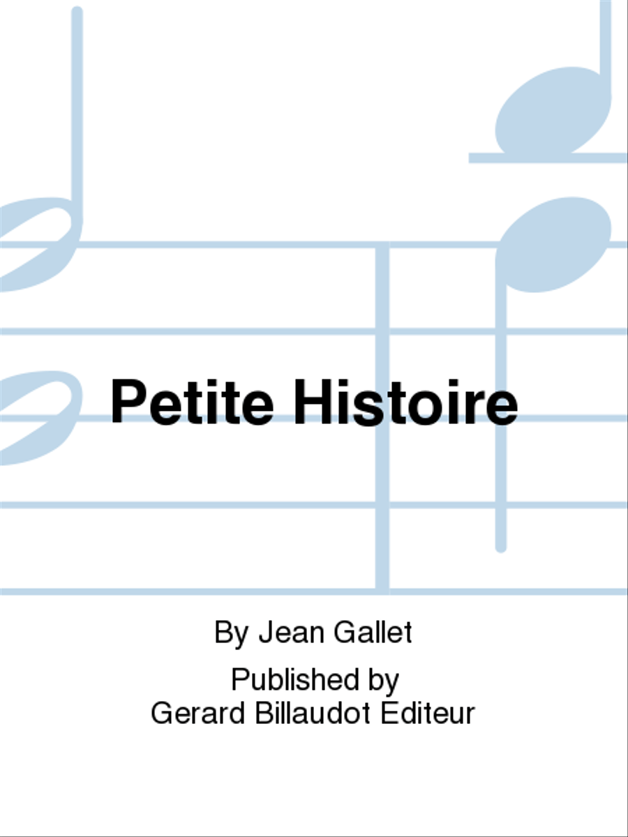 Petite Histoire Petite Histoire Flute Solo scores gallery preview page 1