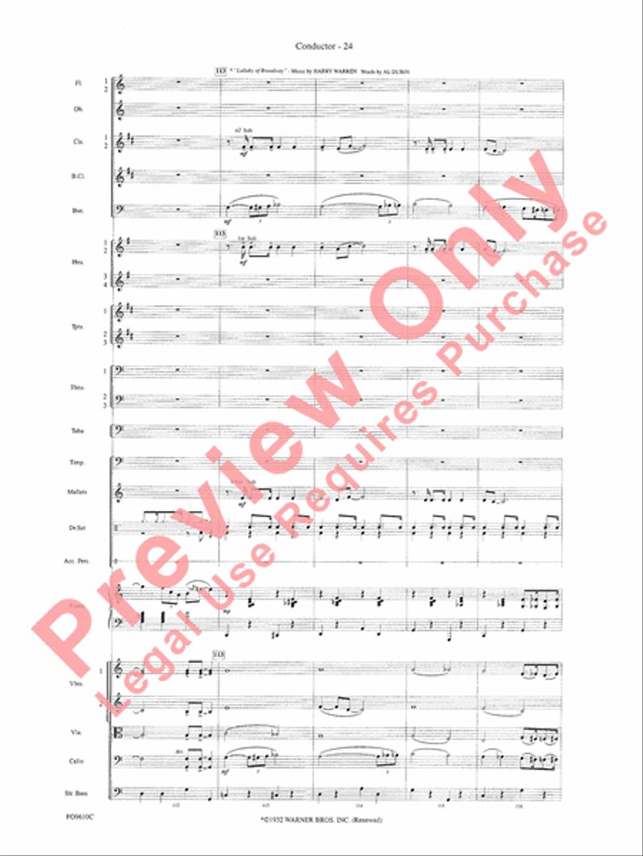 A Salute to the Big Apple Full Orchestra scores gallery preview page 26