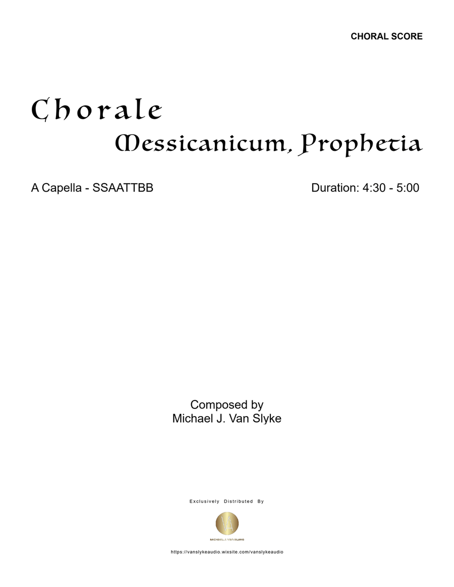 Chorale: Messianicum, Prophetia 4-Part scores gallery preview page 3