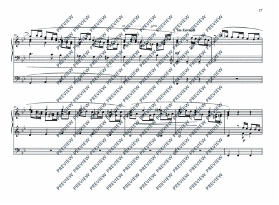 10 Choral Preludes 10 Choral Preludes Organ scores gallery preview page 20