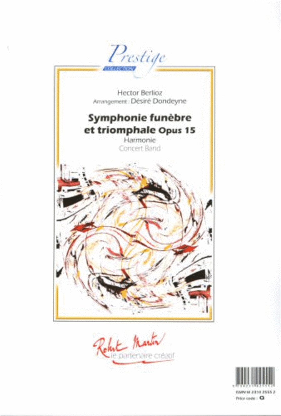 Symphonie Funebre et Triomphale Concert Band scores gallery preview page 1