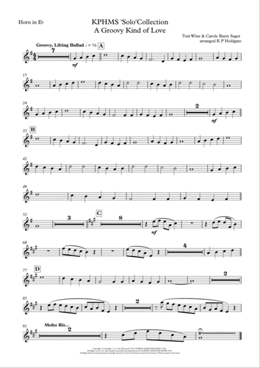 A Groovy Kind Of Love A Groovy Kind Of Love Piano scores gallery preview page 4