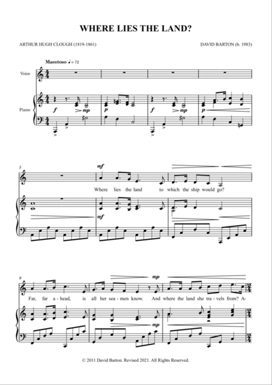 Where Lies the Land? Where Lies the Land? Voice scores gallery preview page 3