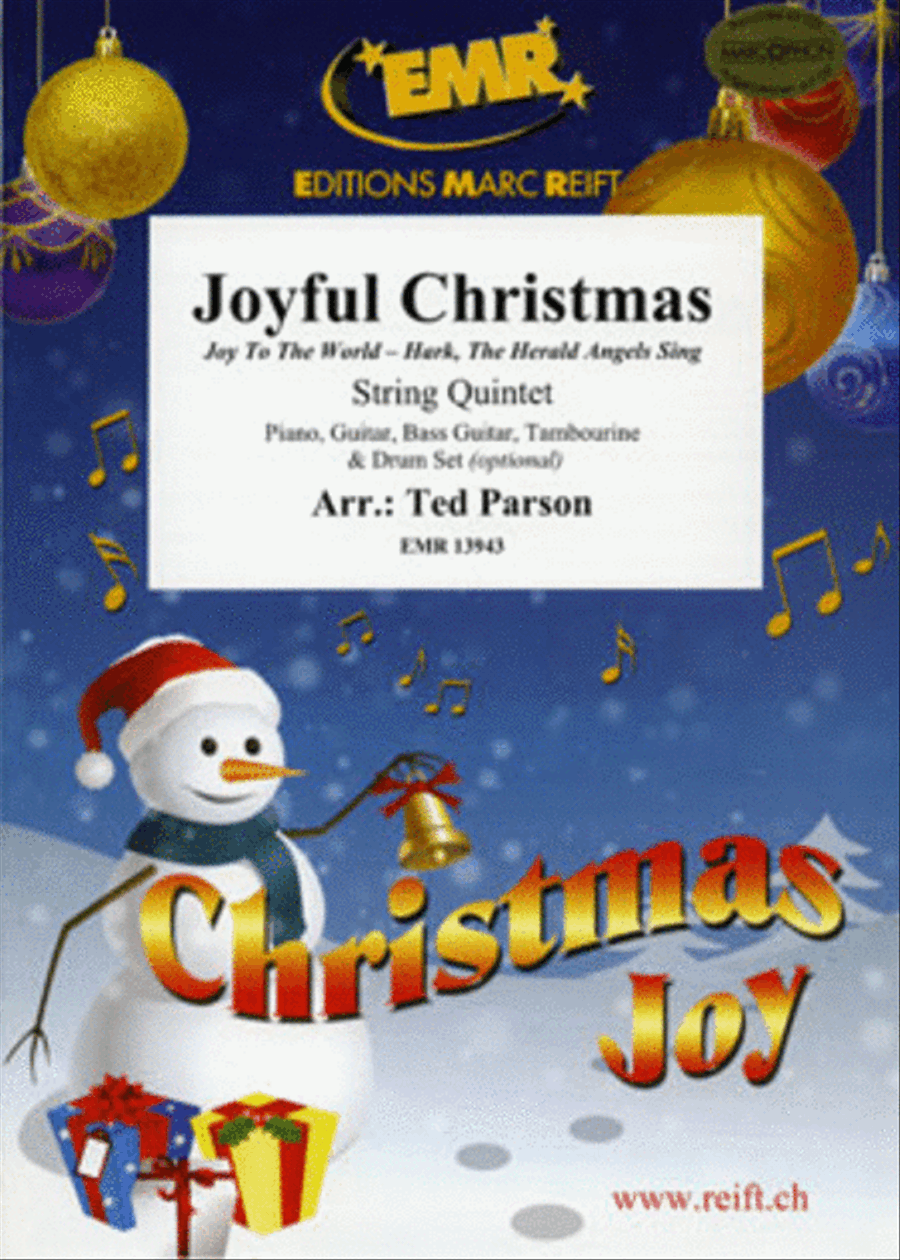 Joyful Christmas String Quintet scores gallery preview page 1