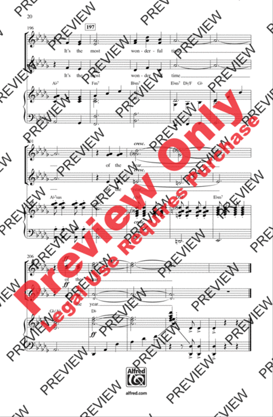 Christmas Pops Trio (A Medley) Women's Choir scores gallery preview page 20