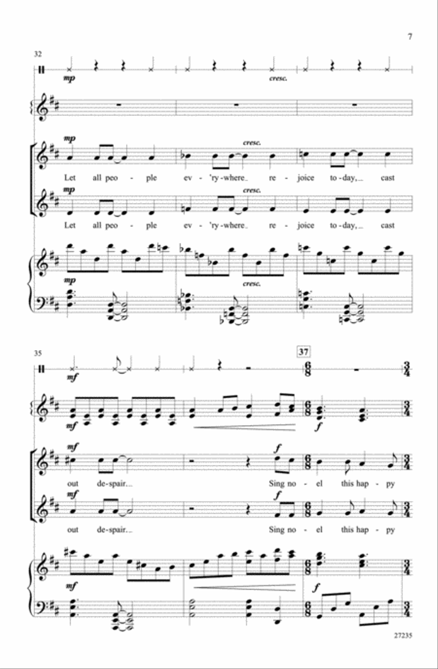 A Welsh Noel 2-Part scores gallery preview page 6