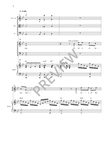 Jerusalem, My Destiny - Full Score and String Parts