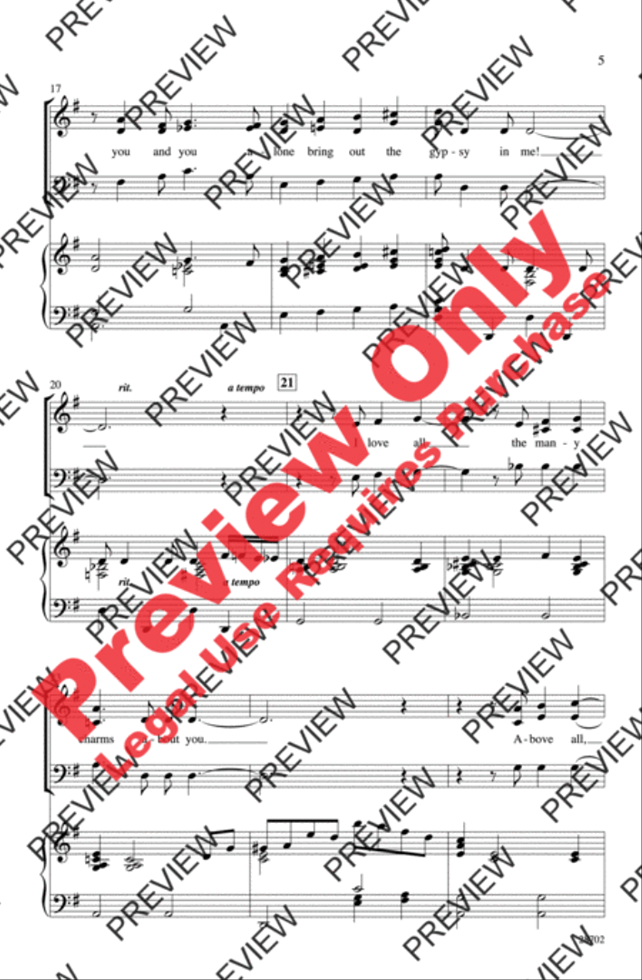 Embraceable You 3-Part scores gallery preview page 4