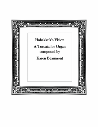 Book cover for Habakkuk's Vision: A Toccata