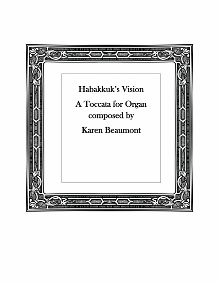 Habakkuk's Vision: A Toccata image number null