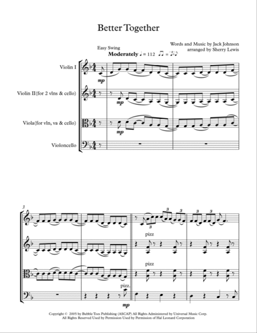 Better Together String Trio scores gallery preview page 4