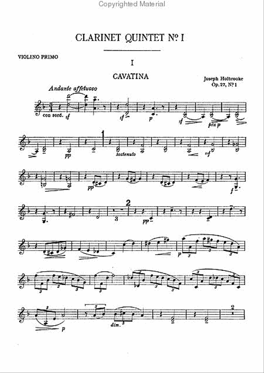 Quintet, Op. 27 String Quartet scores gallery preview page 3
