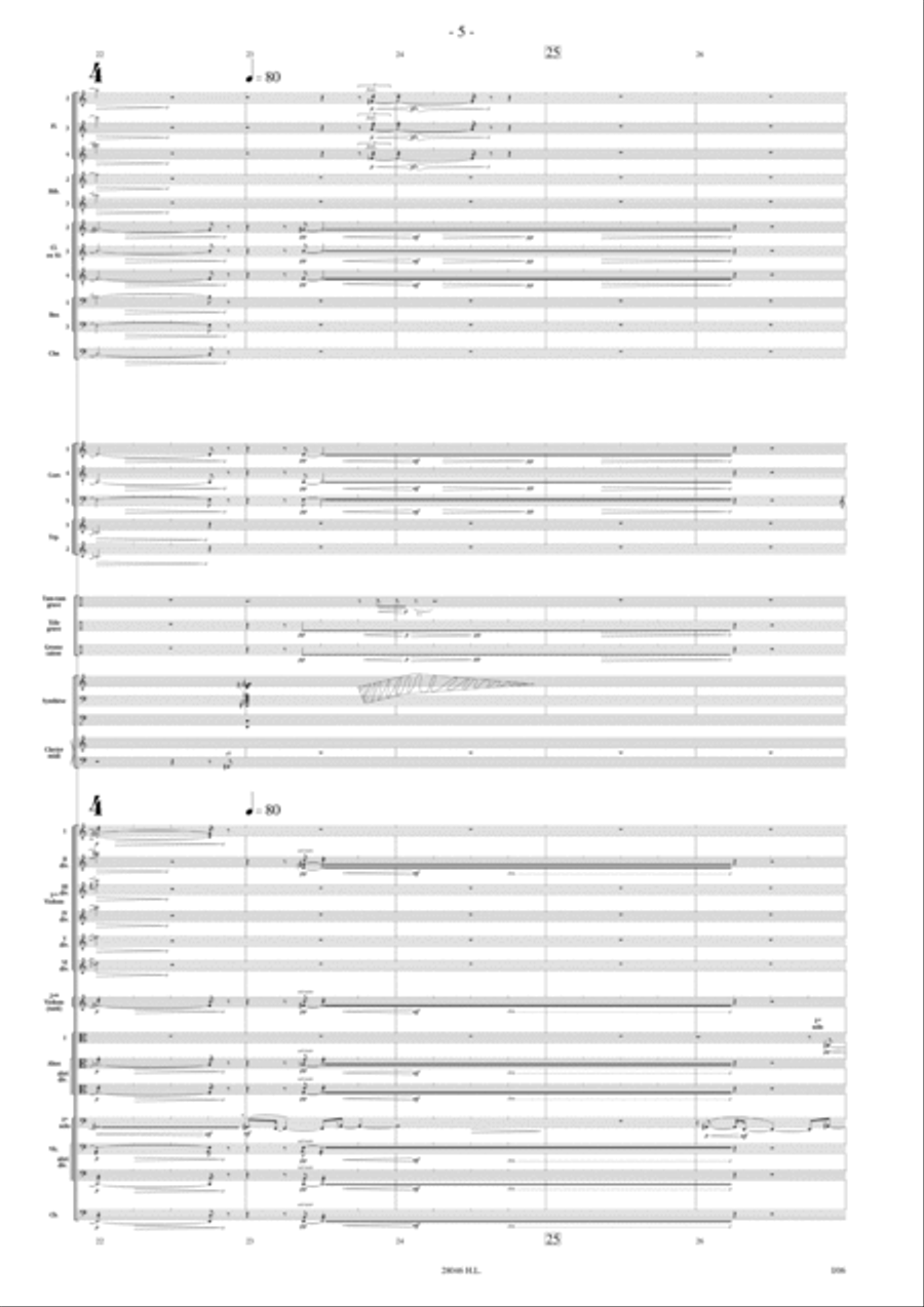 Terre D'Ombre Terre D'Ombre Orchestra scores gallery preview page 5