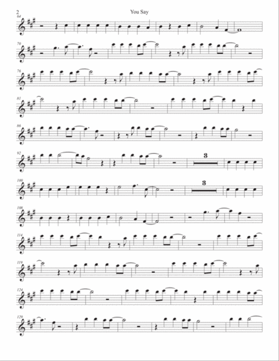 You Say Soprano Saxophone scores gallery preview page 2
