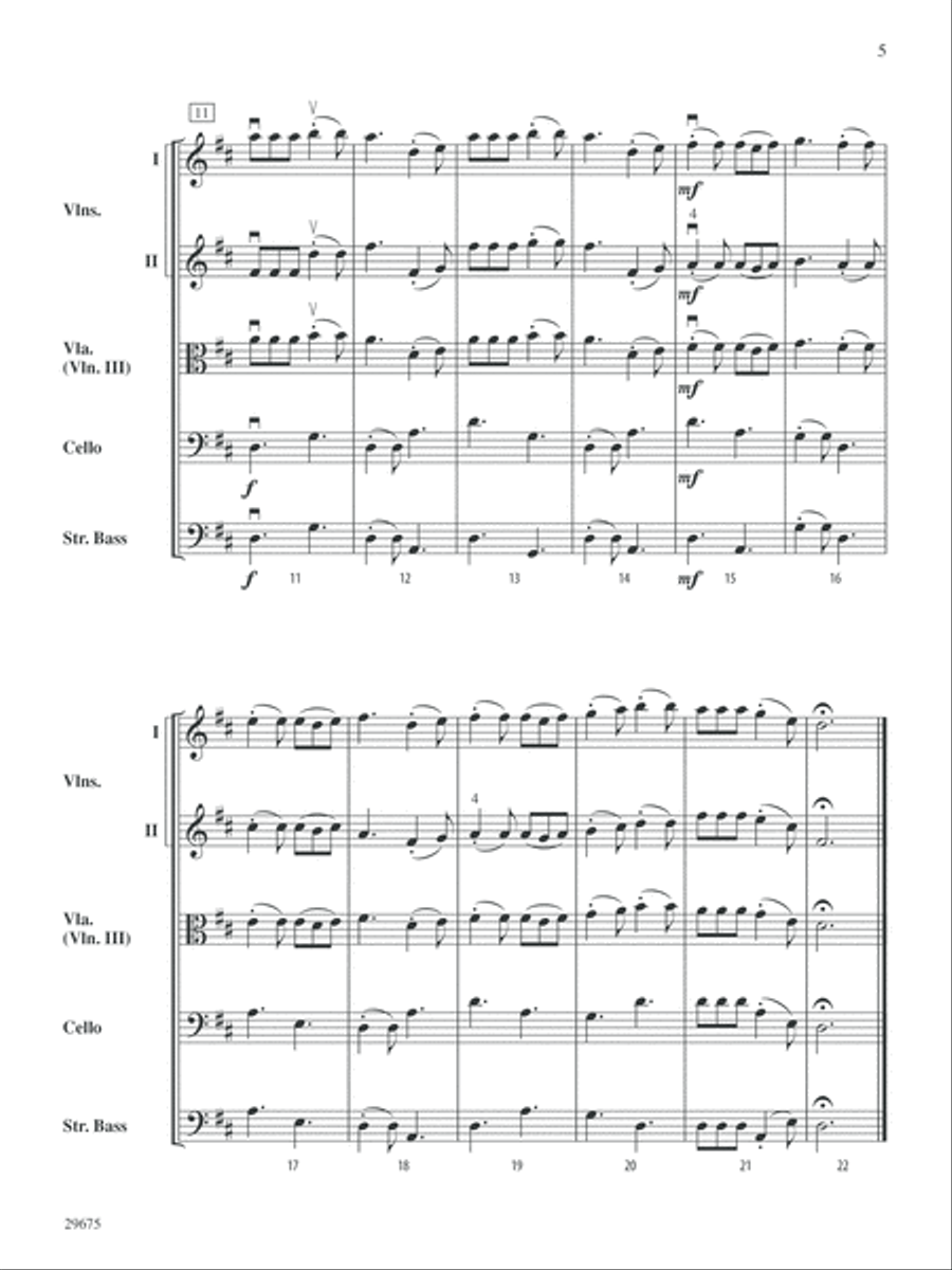 Special Occasions (Music for Special Occasions and Events): Score String Orchestra scores gallery preview page 5