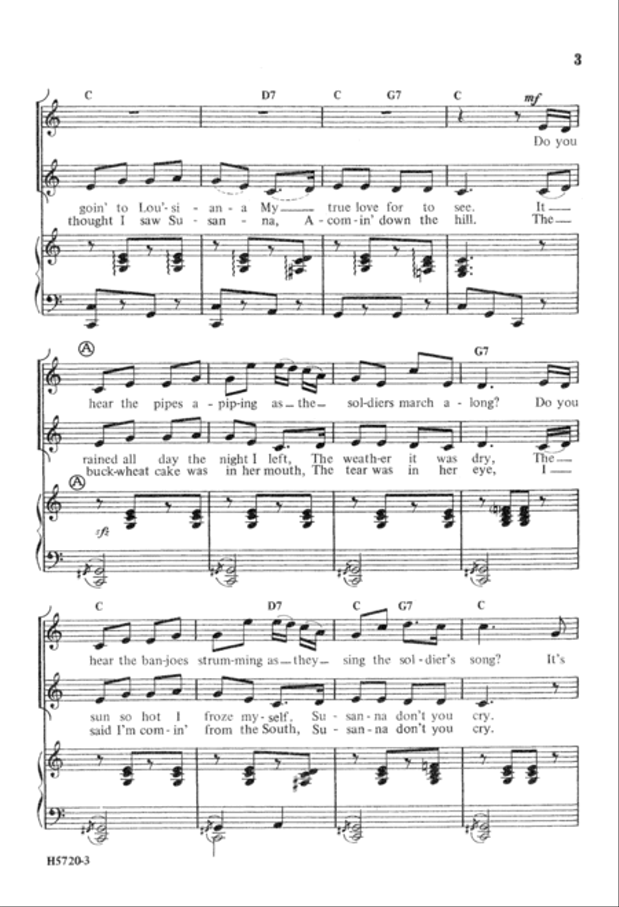 Folk Partner Songs SSA scores gallery preview page 4