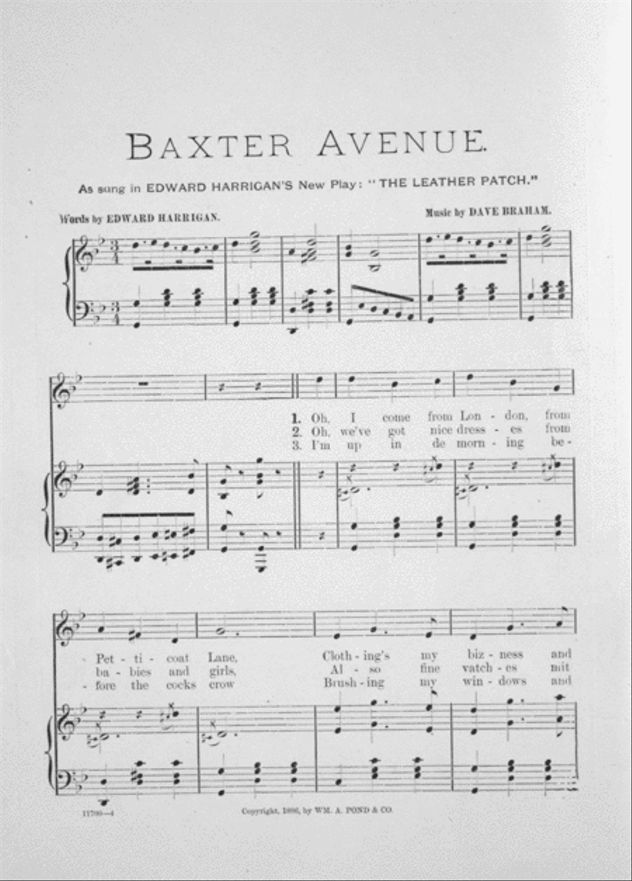 Baxter Avenue Voice scores gallery preview page 2