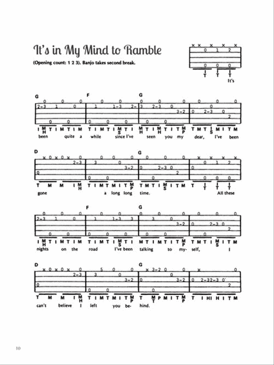 Bluegrass Banjo Banjo scores gallery preview page 7