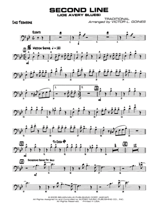 Second Line (Joe Avery Blues): 2nd Trombone
