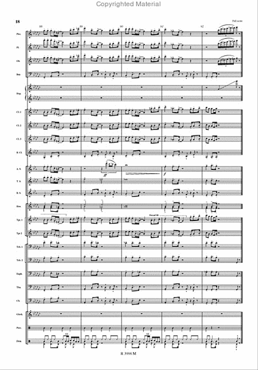 Chanson des Jumelles (la) Concert Band scores gallery preview page 3