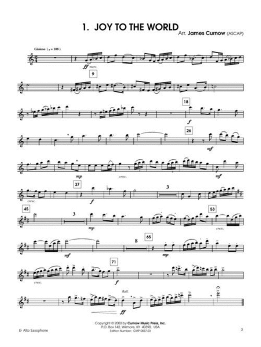 Great Carols Alto Saxophone scores gallery preview page 5