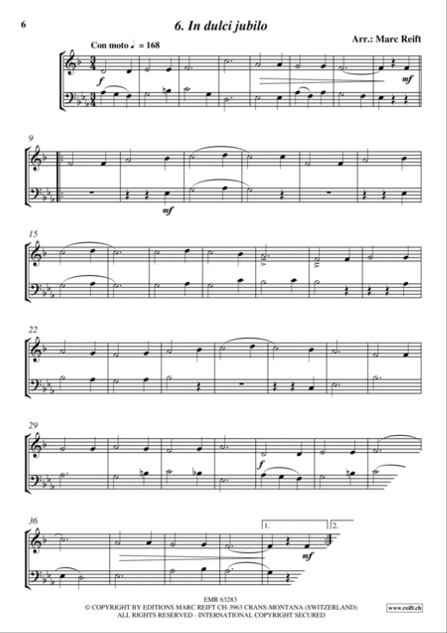 35 Easy Christmas Duets Cornet scores gallery preview page 6