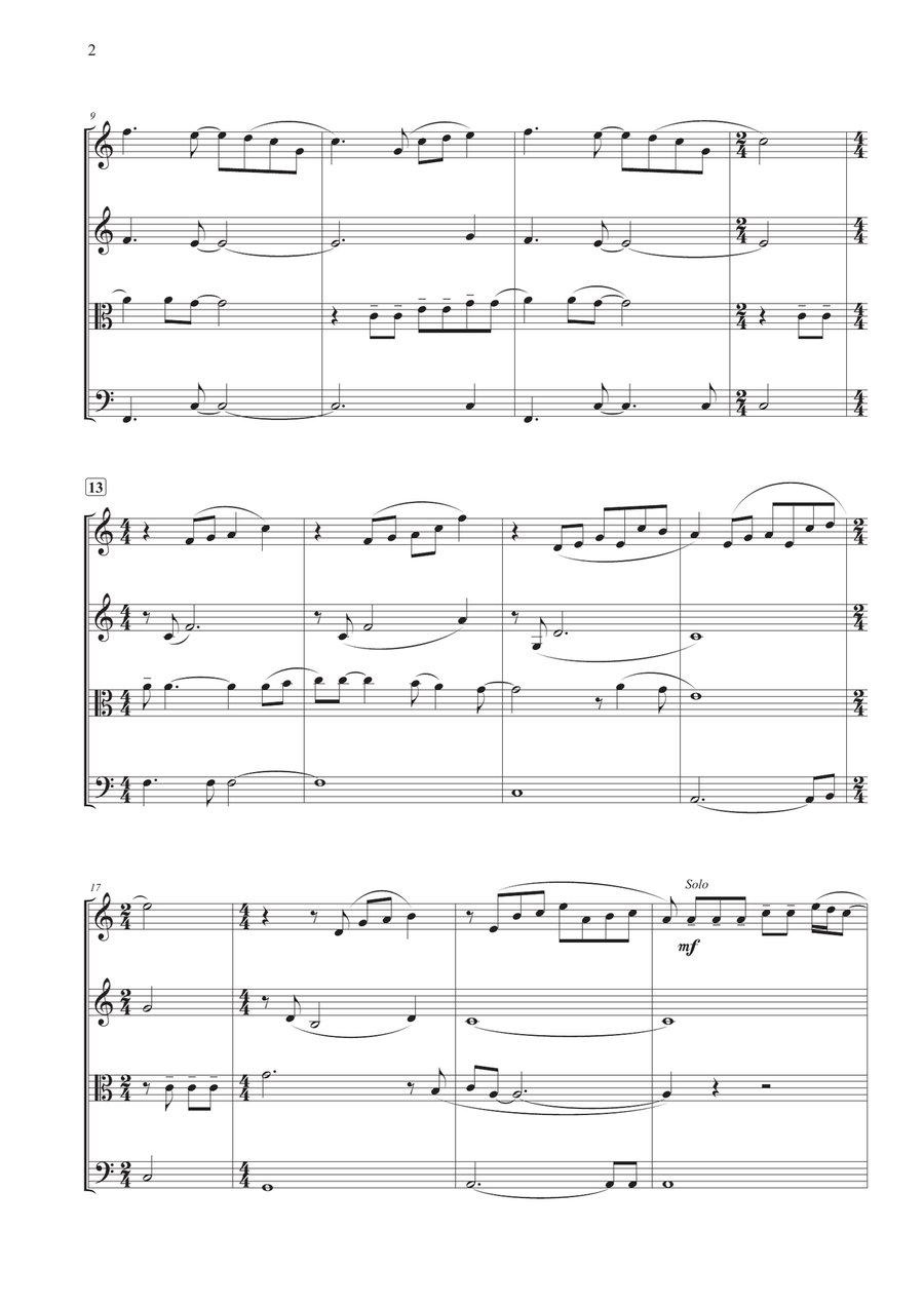 The Sound Of Silence String Quartet scores gallery preview page 2