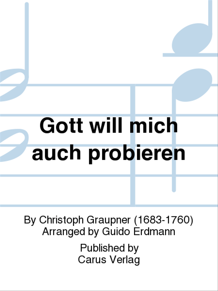 Gott will mich auch probieren Organ scores gallery preview page 1