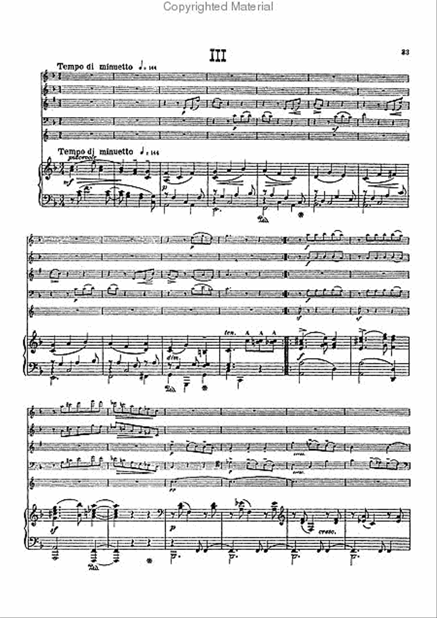 Sextet, Op. 191b Bassoon scores gallery preview page 4