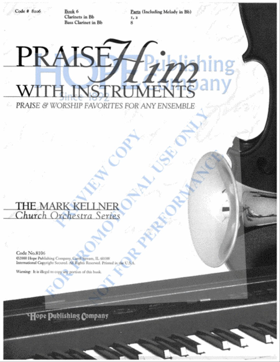 Praise Him with Instruments Orchestra scores gallery preview page 4