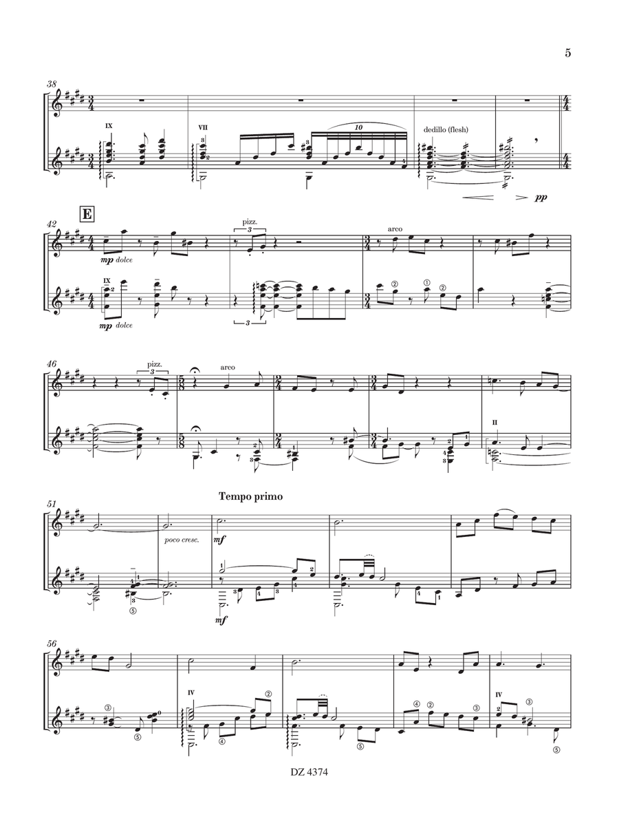 Fantasy No. 2 Violin scores gallery preview page 6