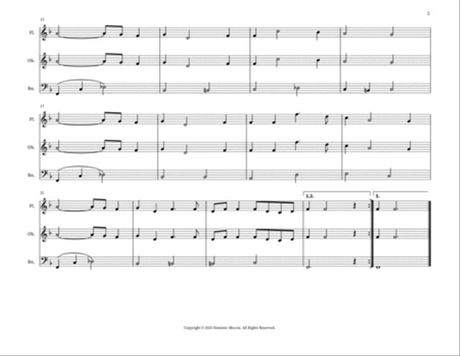 Deep River Small Ensemble scores gallery preview page 2
