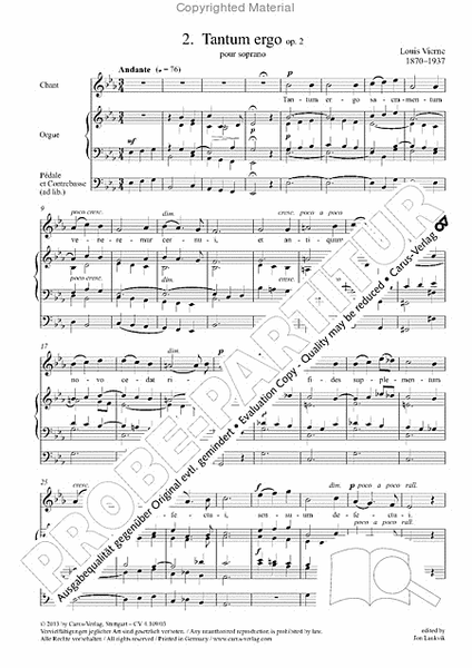 Shorter sacred works. Vol. 15 of the Vierne Complete Edition