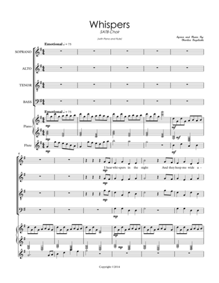 Whispers In The Night (SATB Choir)
